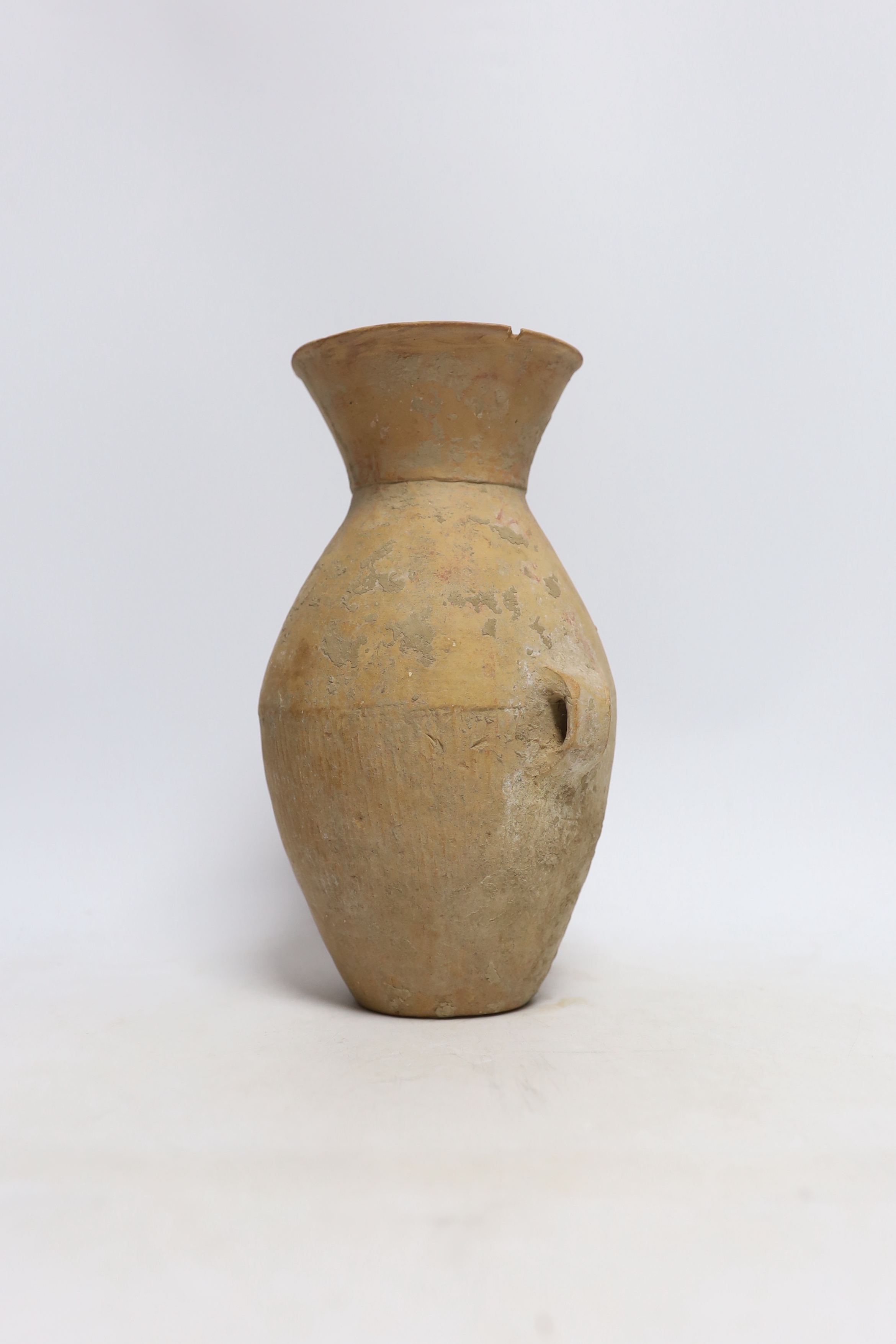 A Chinese Neolithic Qijia Culture Pottery jar, c.2000 B.C., 27cm high